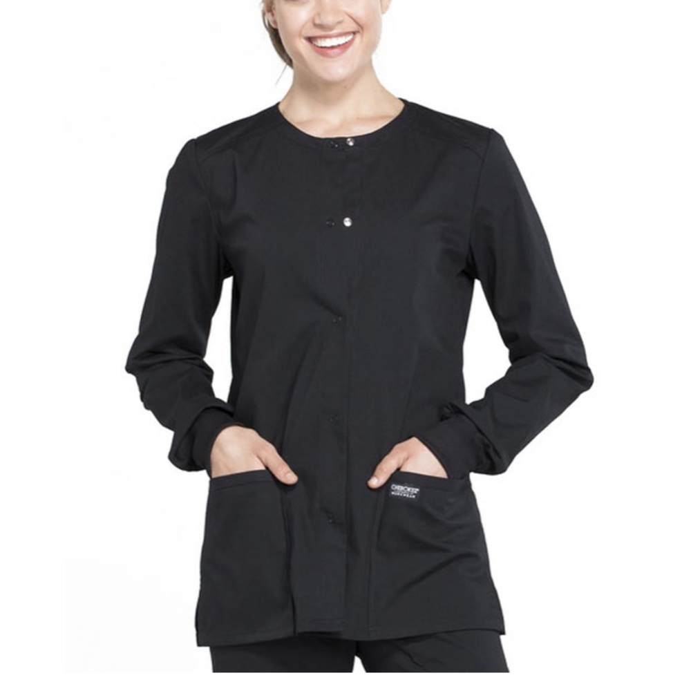 Black Cherokee Scrub Jacket